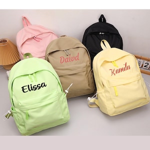 Sac à dos brodé pour tout-petit, rentrée des classes, sac à dos personnalisé pour enfants, sac à dos personnalisé pour enfants, sac bébé personnalisé, cadeaux pour tout-petits