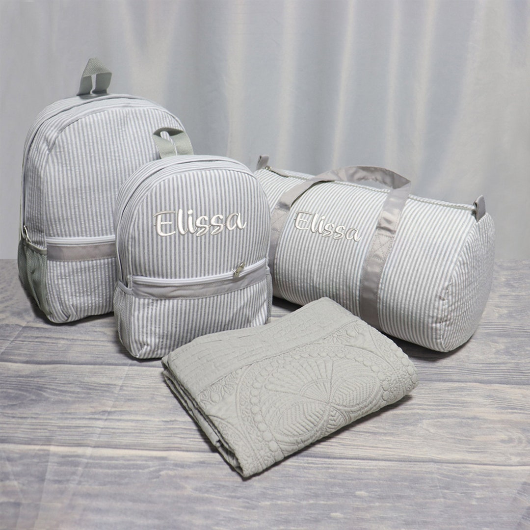 Seersucker Duffel Bag | + Colors