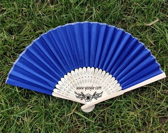 Personalisierte benutzerdefinierte gravierte Holz Tuch Fans Hochzeit Gastgeschenke Gäste Masse Stoff Fans Musik Konzert zeigen Geschenke faltende Hand Fans