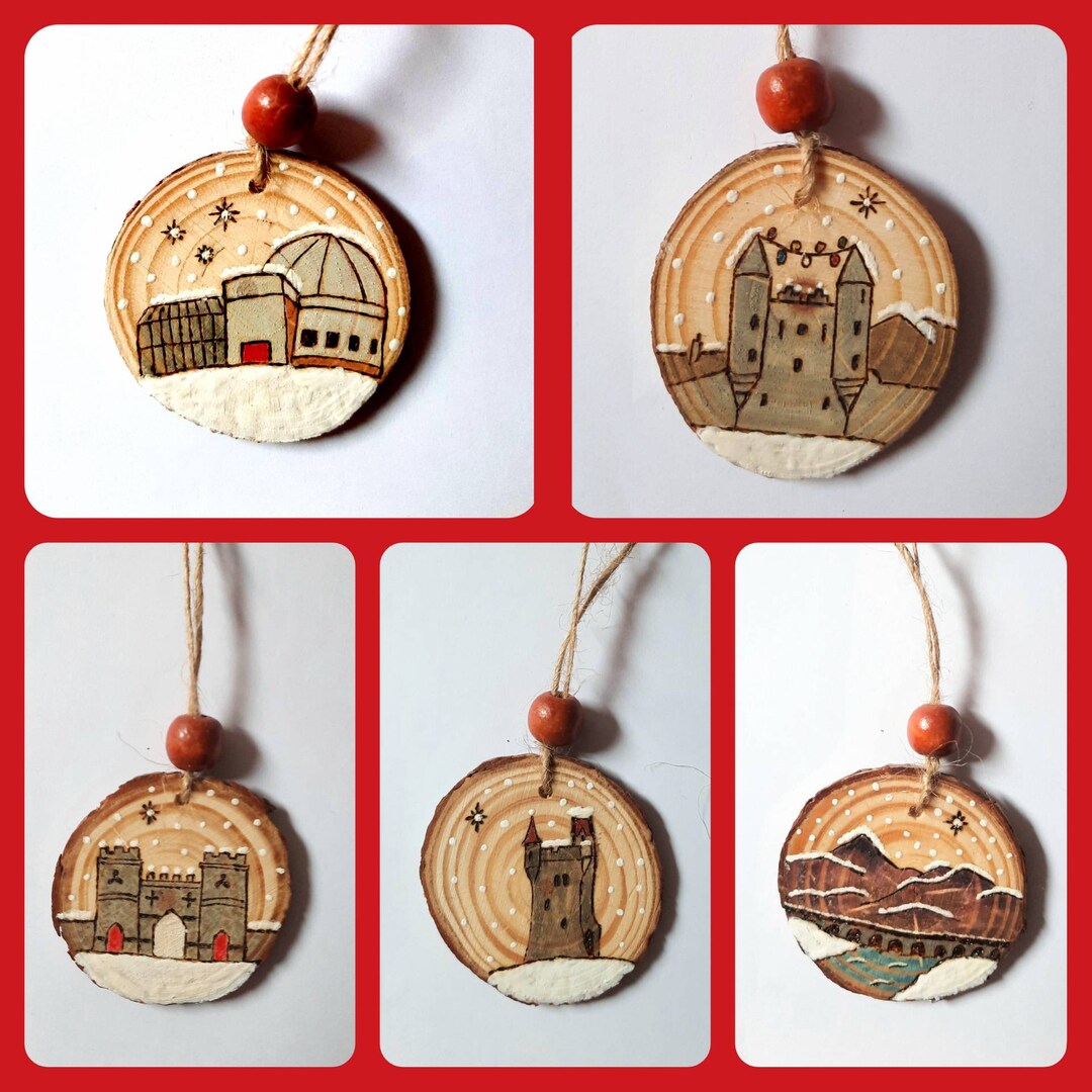 Wooden Northern Ireland Christmas Decorations Etsy UK