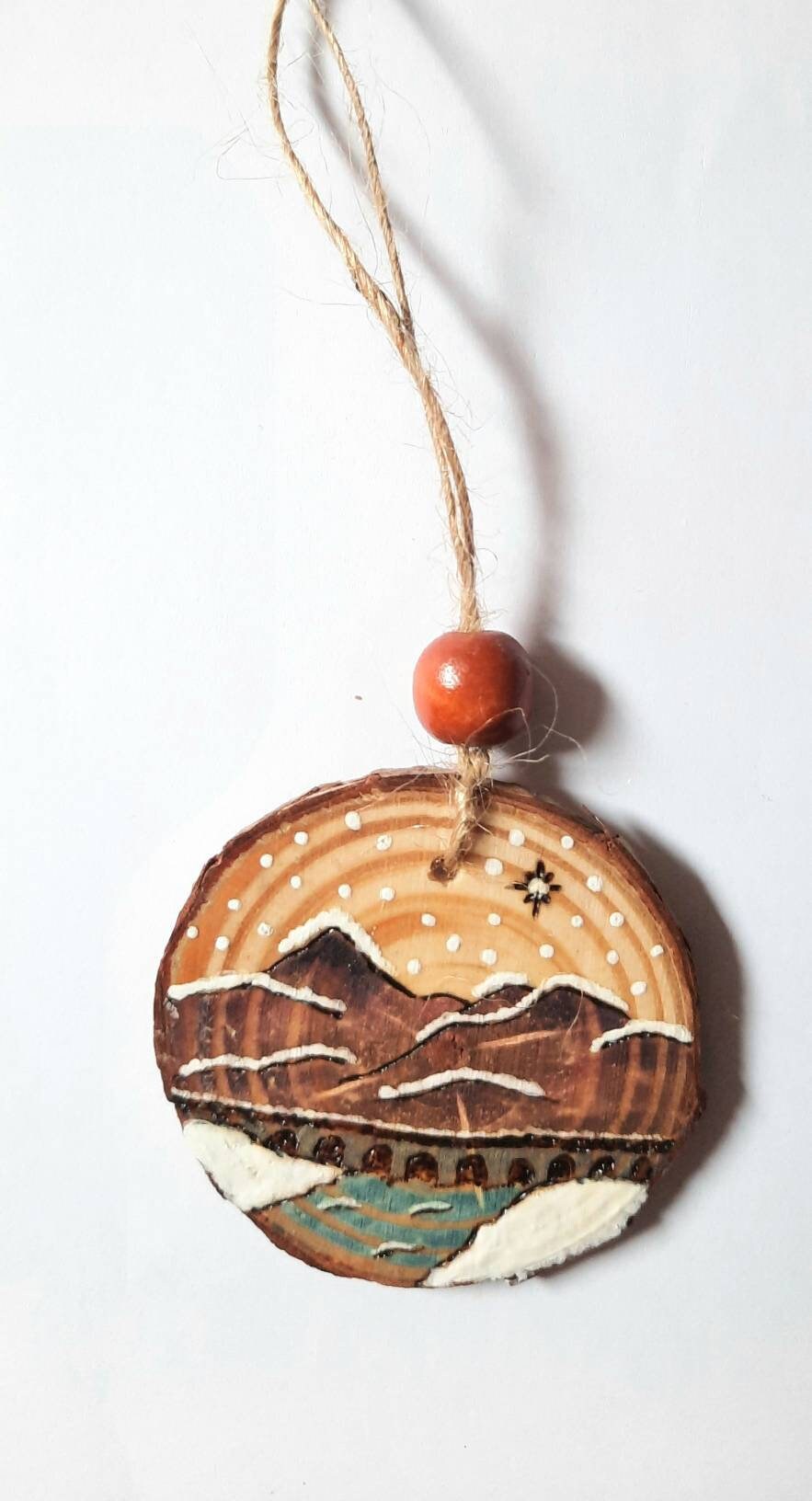 Wooden Northern Ireland Christmas Decorations Etsy UK