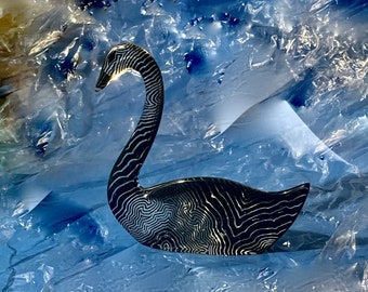 Vintage Dekorative Schwarz Weiß Lucite Skulptur Von Abraham Palatnik - Brasilien