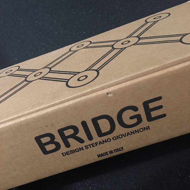 Vintage Modern Wall Coat Hanger Bridge in Methacrylate Design Etsy