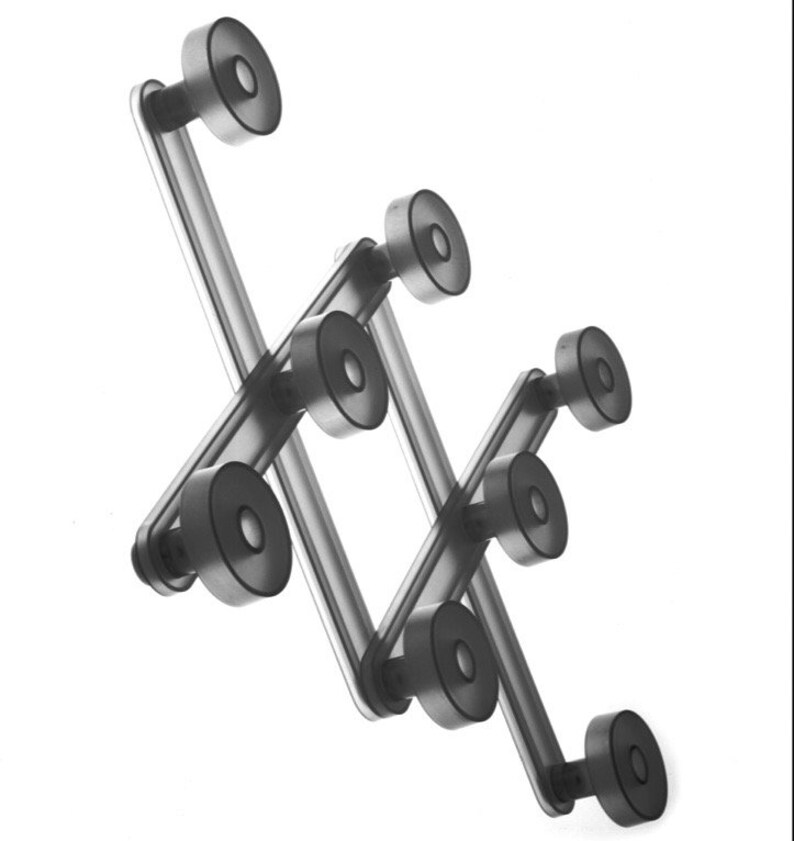 Vintage Modern Wall Coat Hanger Bridge in Methacrylate Design Etsy