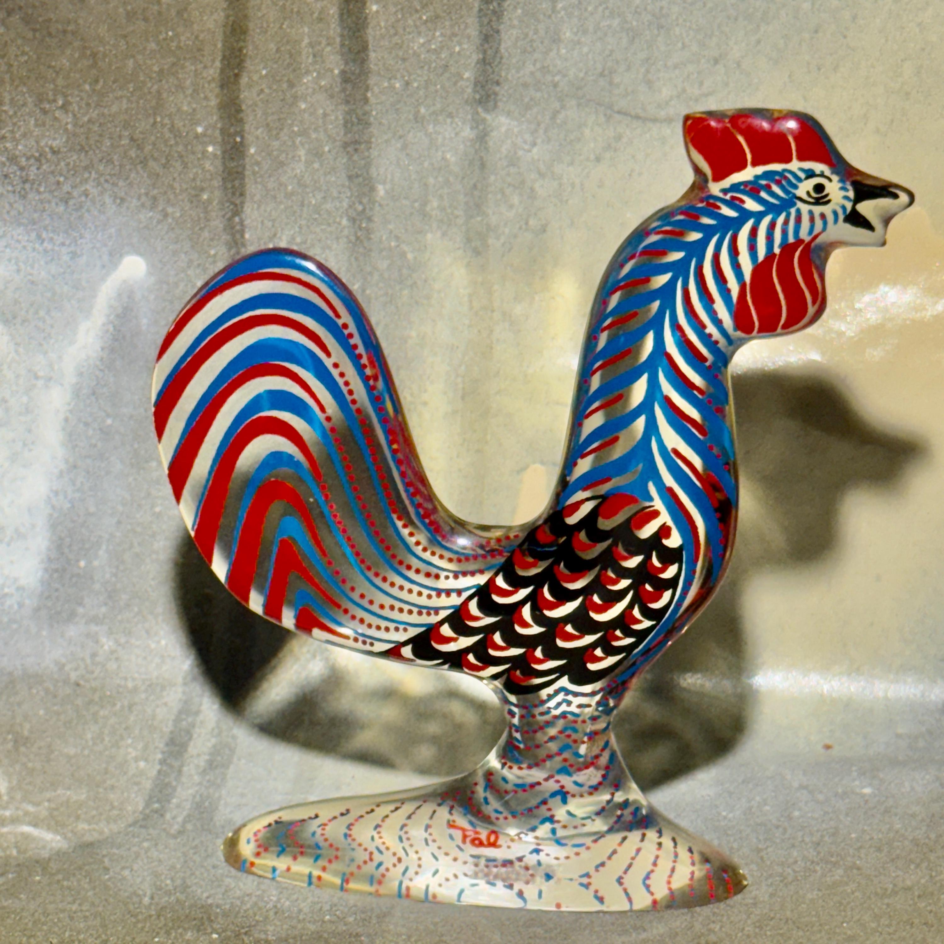 Wonderful Vintage Abraham Palatnik Designed Lucite Rooster