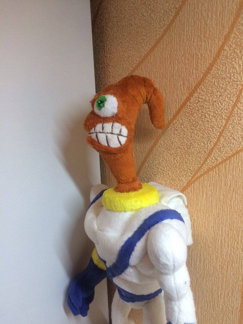 Custom Toy. Inspired by Earthworm Jim Etsy Australia