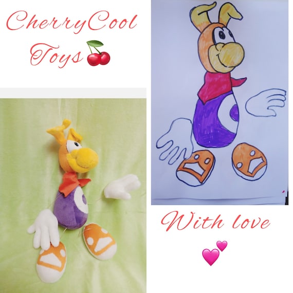 Rayman Custom Handmade Polymer Figure