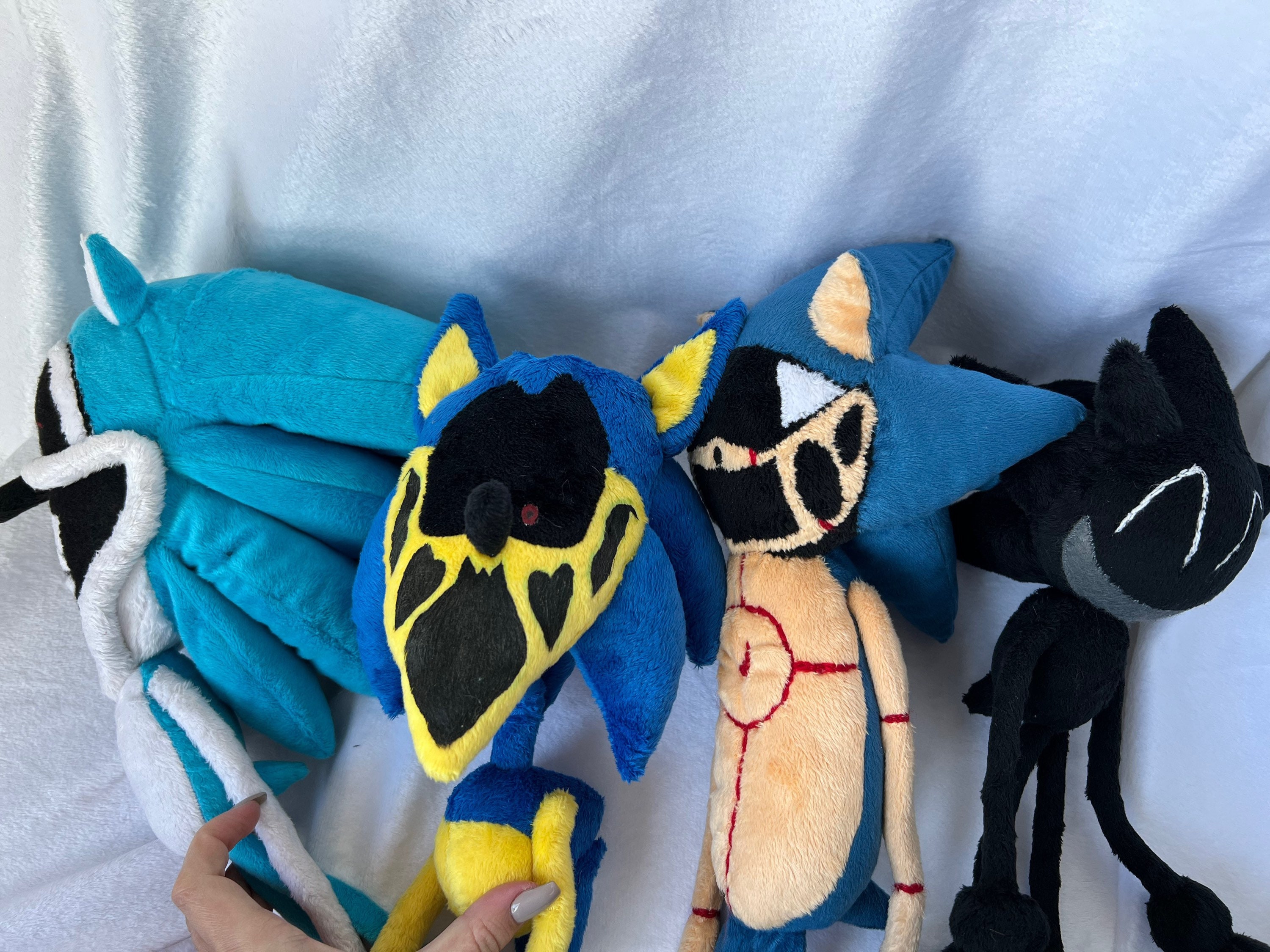 Custom Plush Just Like Sonic Exe Cyklop Sonic Plush Inspired