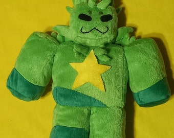 Plush Green Alien Cat. Custom order