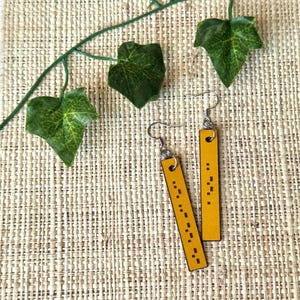 Fuck Ice | Anti-Ice Morse Code Leather Earrings | Handmade Protest Jewelry | Political Statement Jewelry | Secret Message