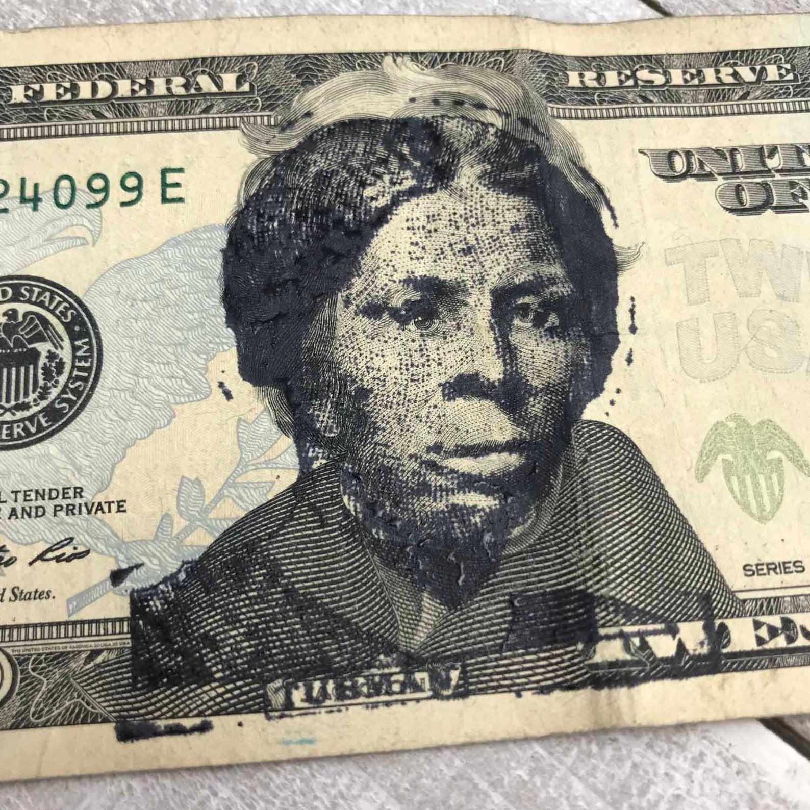 Harriet Tubman Rubber Stamp The Original 20 Dollar Bill Etsy