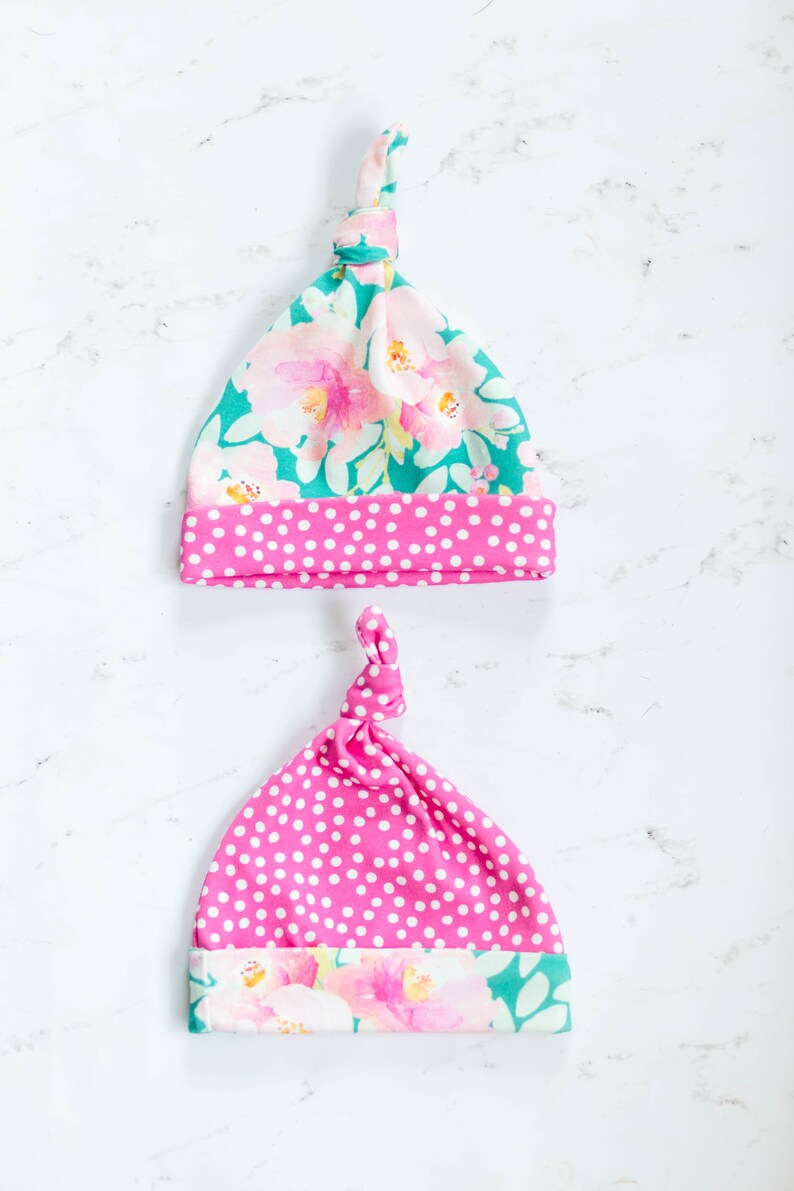 Top Knot Baby Hat Sewing Pattern PDF Newborn Hat Sewing - Etsy