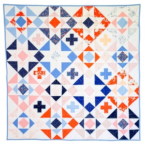Nordic Crossing Quilt Pattern PDF Digital Download - Star Quilt Pattern