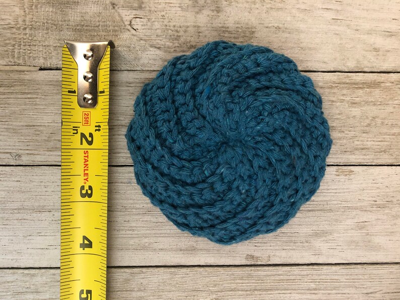Cotton Blend Thick Spiral / Twisted Dish Scrubbies / Pot and Etsy