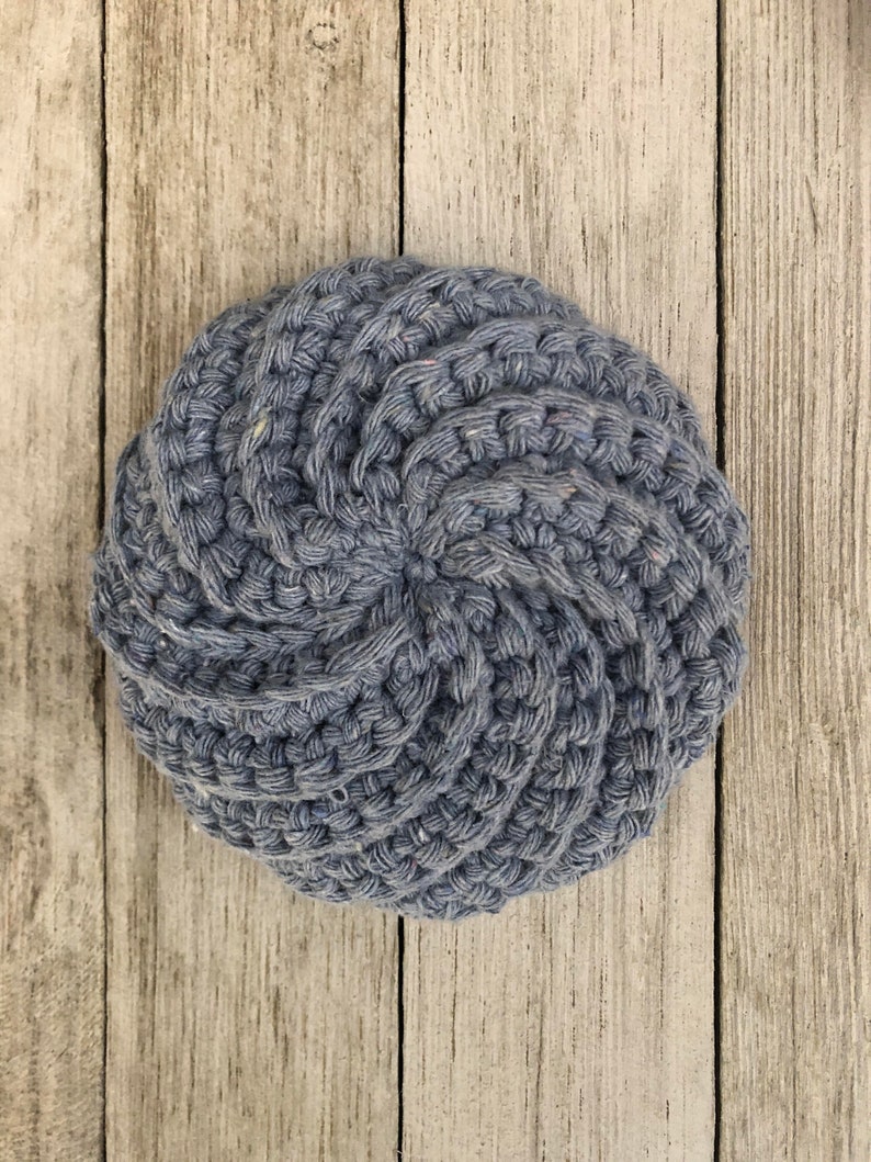 Cotton Blend Thick Spiral / Twisted Dish Scrubbies / Pot and Etsy