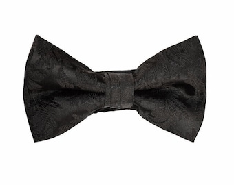 Black Brocade Bow Tie | Multiple Colors Available | Wedding Bow Tie | Mens Bow Tie | Brocade Tie | Christmas Gift | Bow Tie Stocking Stuffer