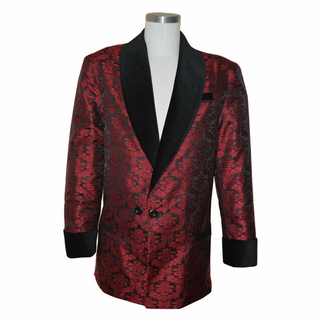 Brocade smoking jacket outlet