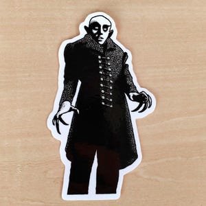 Nosferatu Sticker Vampire Count Orlok Gothic Horror Decal