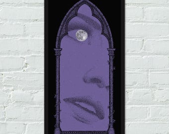 Moon Art Surreal Dreamy Celestial Poster Print