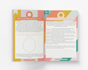 Spring clean your brand worksheets| Branding challenge | Small business printing | small business advice | Small business worksheets