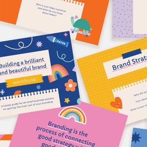 Building a brilliant and beautiful brand pdf workbook, small business branding guide, printable workbook, entrepreneur, printable, how to