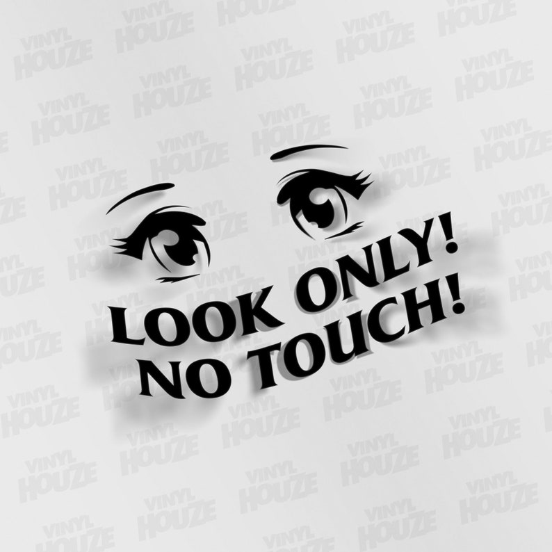 Look Only! No touch! JDM Wave Tuner Car Vinyl Drift Decal Sticker for Car Truck Window Laptop Die Cut 