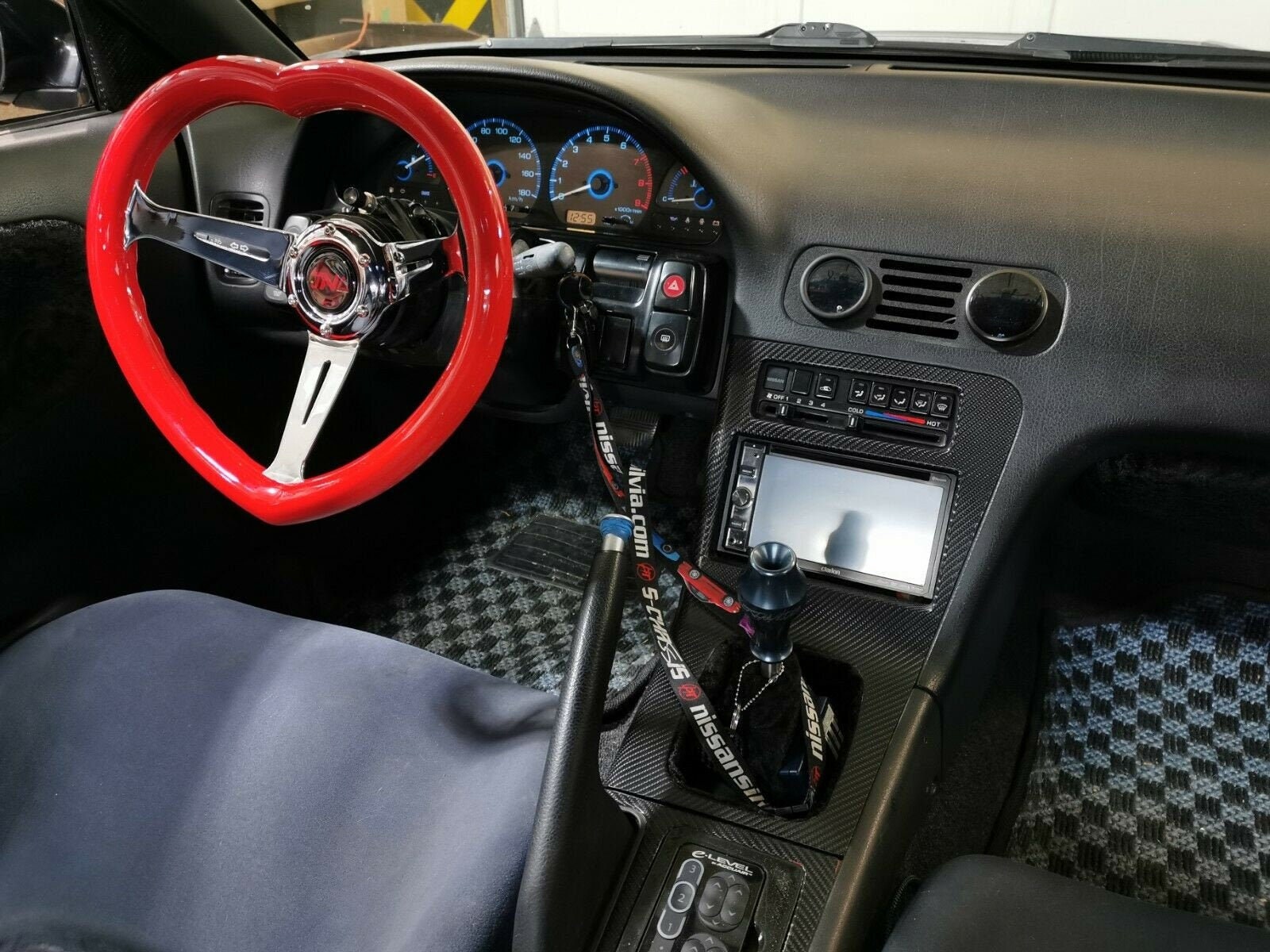 JDM Heart Shaped Racing Steering Wheel Universal Car ABS Steer Etsy