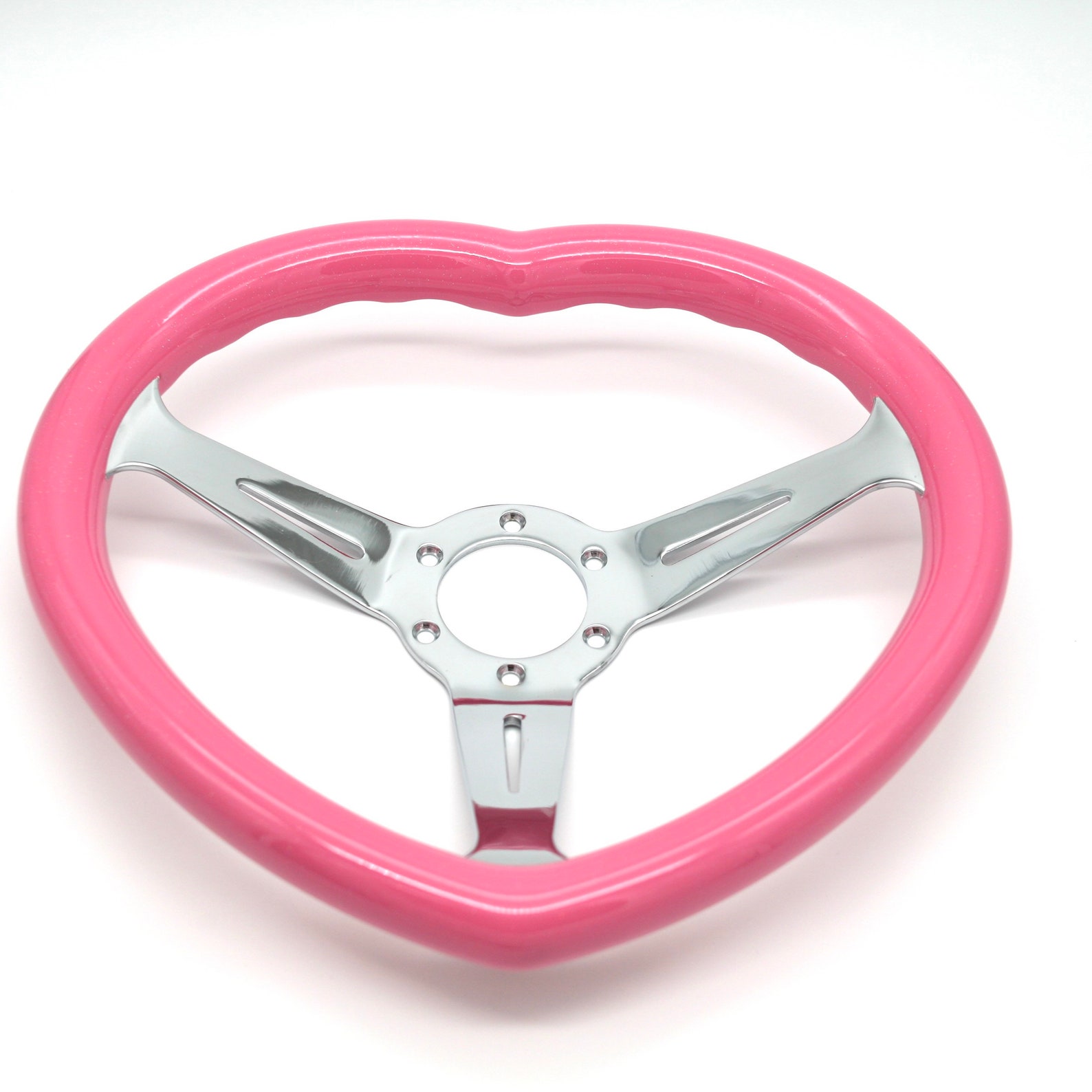 JDM Heart Shaped Racing Steering Wheel Universal Car ABS Steer Etsy