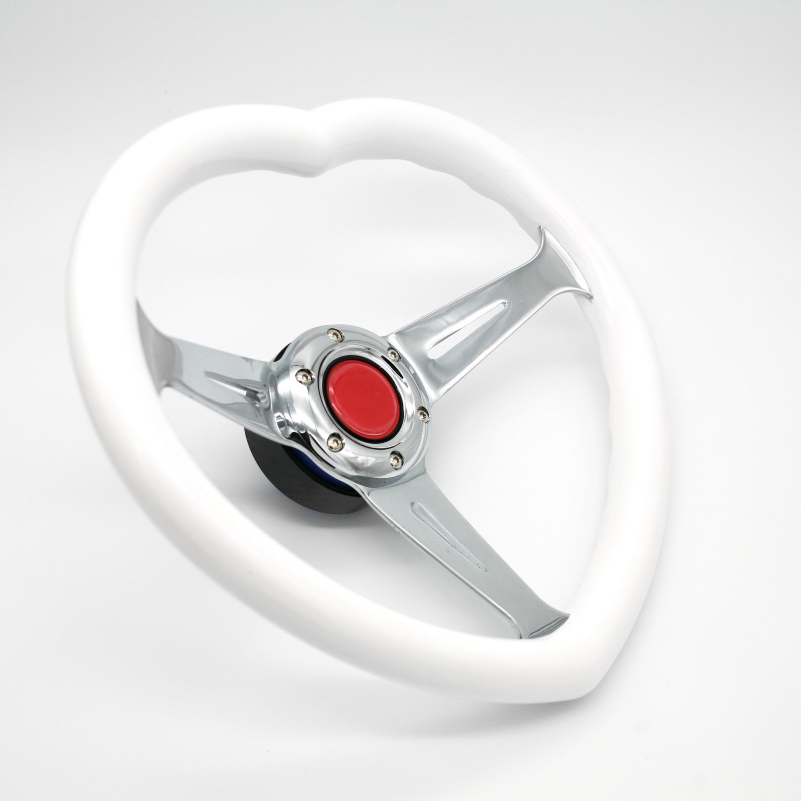 JDM Heart Shaped Racing Steering Wheel Universal Car ABS Steer Etsy
