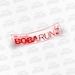 Midnight Boba Run Tuner Car Vinyl Drift Decal Sticker for Car Truck Window Laptop Die Cut 