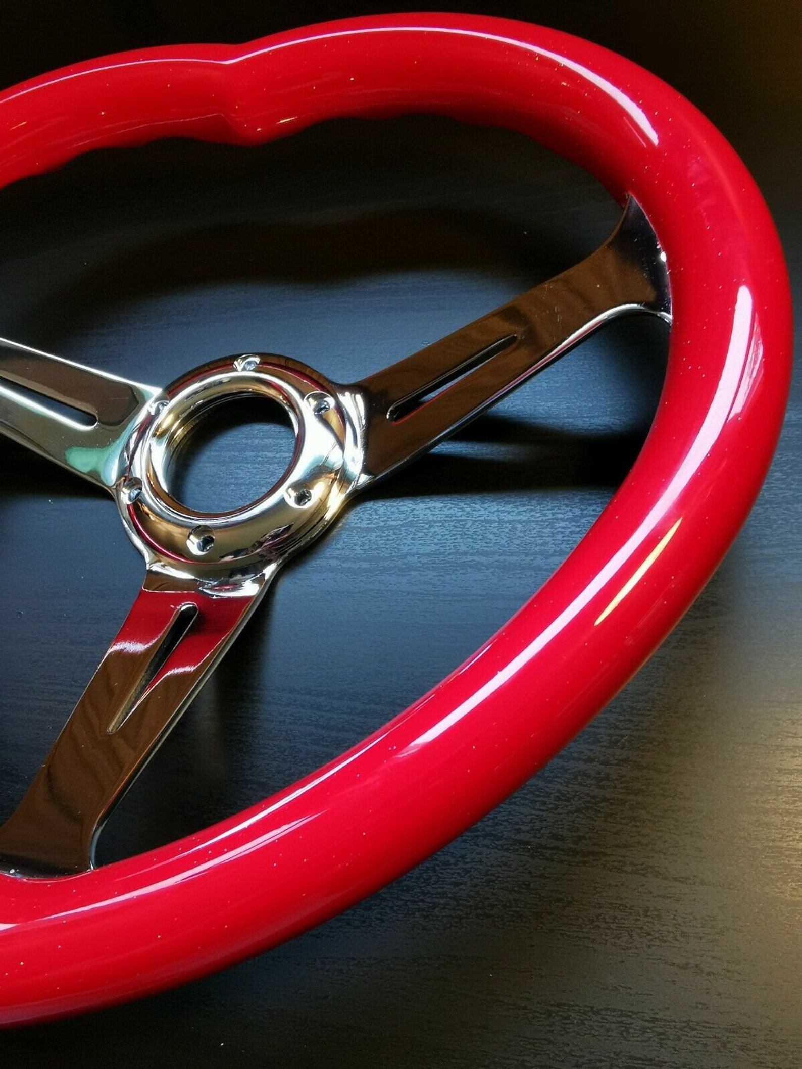 JDM Heart Shaped Racing Steering Wheel Universal Car ABS Steer Etsy