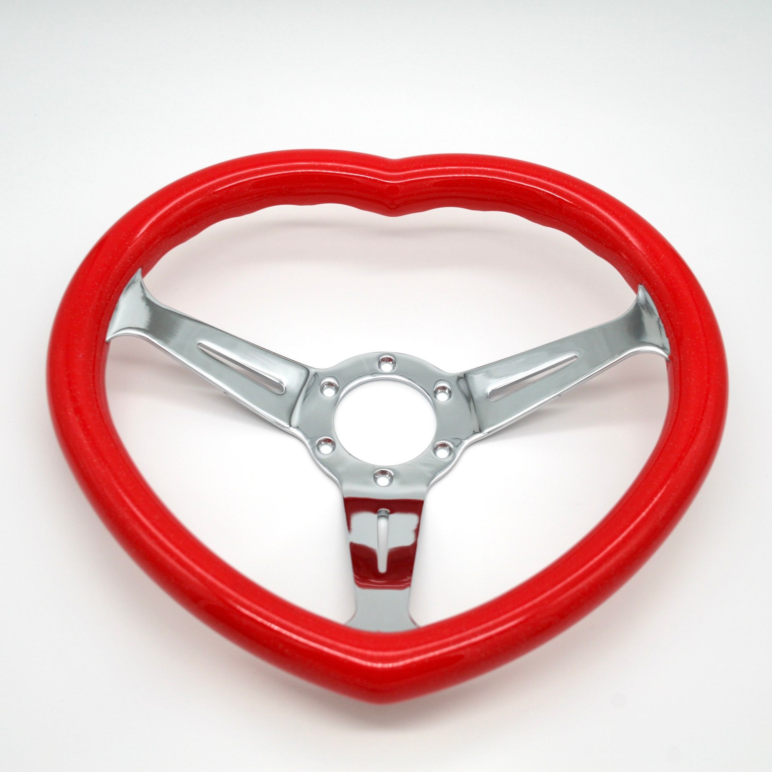 JDM Heart Shaped Racing Steering Wheel Universal Car ABS Steer Etsy