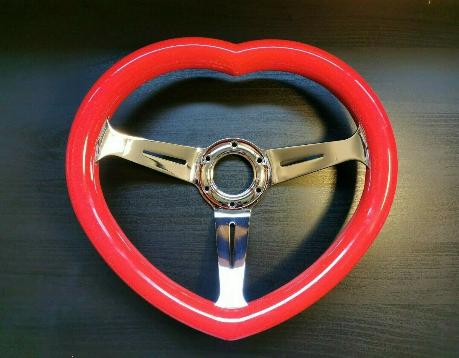 JDM Heart Shaped Racing Steering Wheel Universal Car ABS Steer Etsy