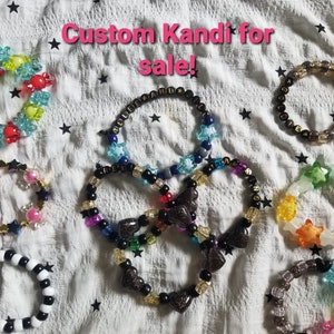 Custom Beaded Kandi Bracelets