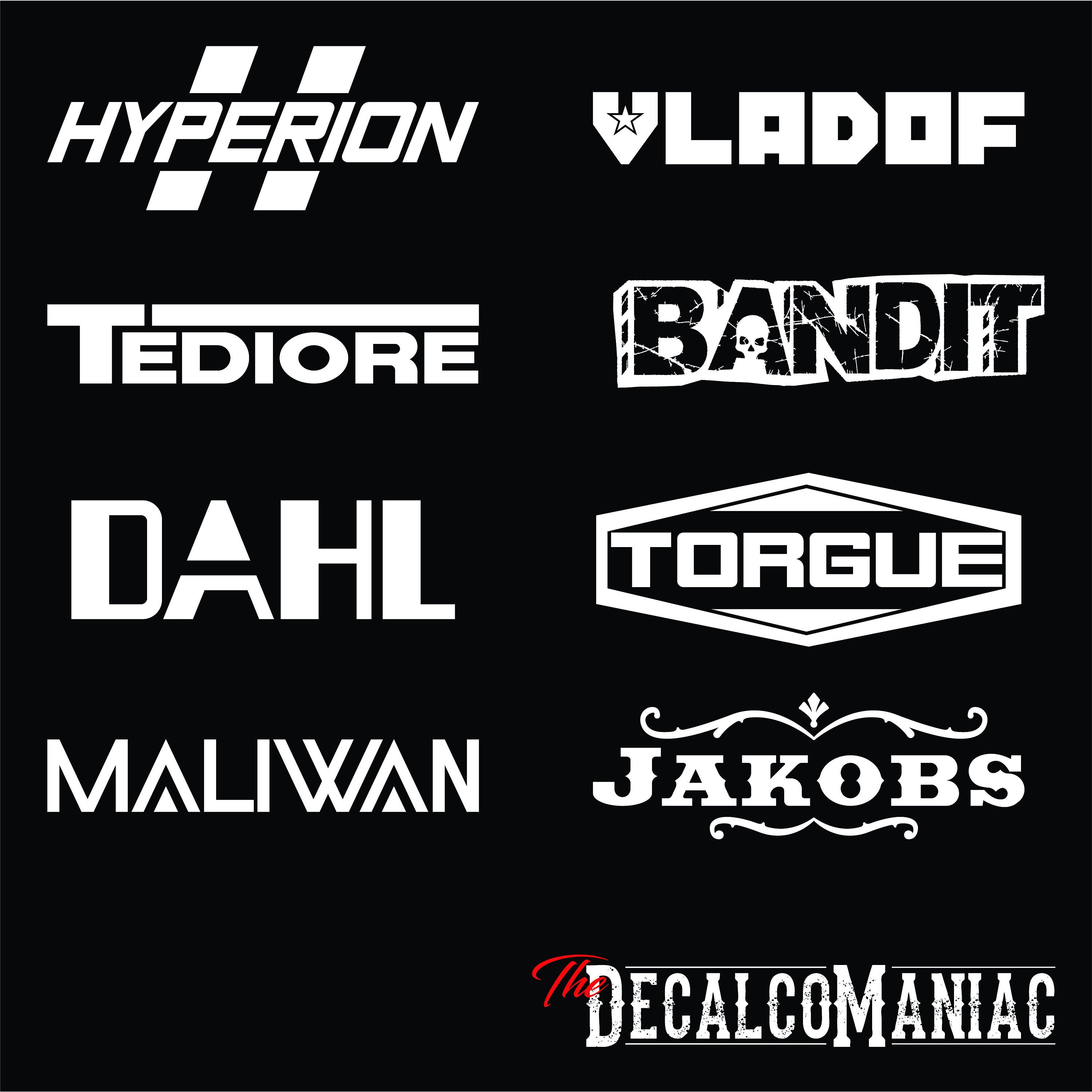 Borderlands 2 Gun Manufacturer logo Laptop/Car Decals Etsy