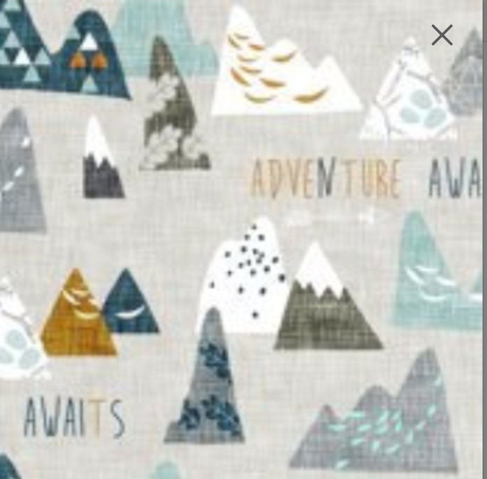 Crib Bedding Mountains Crib Sheet Changing Pad Cover Etsy