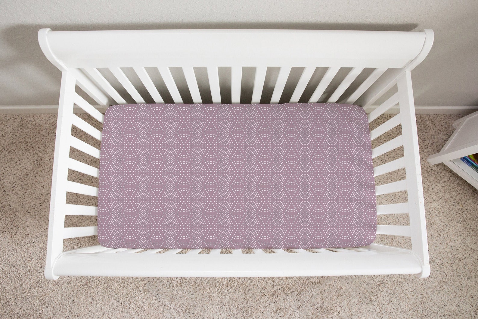 Crib Sheet Dusty Rose Crib Bedding Mauve Baby Bedding Etsy