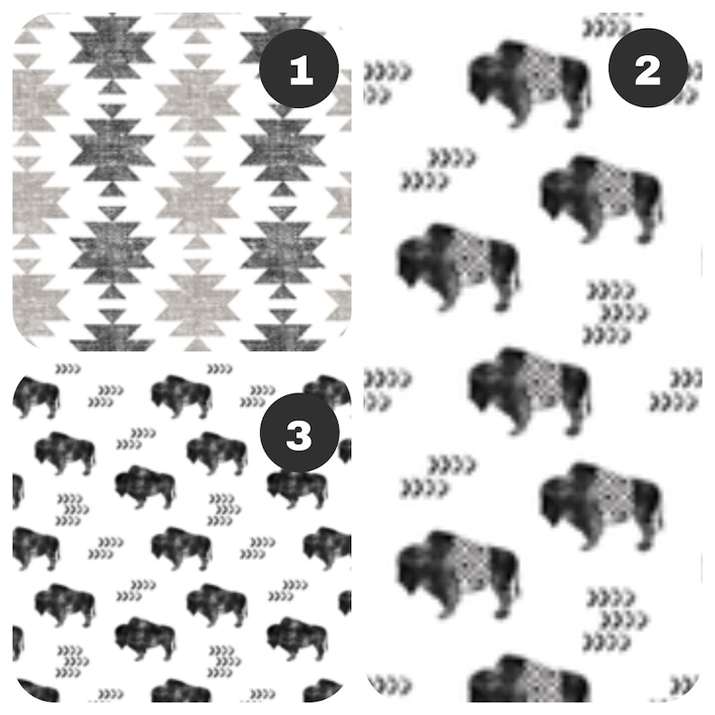 Baby Bedding Boy Buffalo Aztec Changing Pad Cover Boppy Nursery Crib Baby Bedding Boy Buffalo Aztec, Black And White Aztec Nursery Bedding