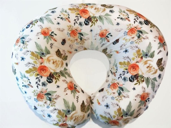 floral nursing pillow