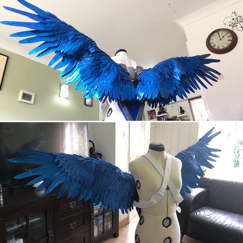 6ft Articulated Wings with remote control / Cosplay Etsy