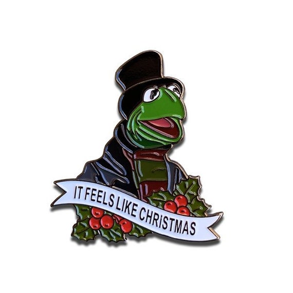 Muppet Christmas Carol Kermit Pin Etsy