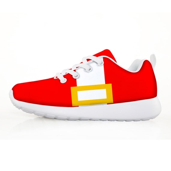 Sonic Speed Shoes Kids' Custom Cosplay Shoes red Hedgehog Fast Sneakers  gift for children