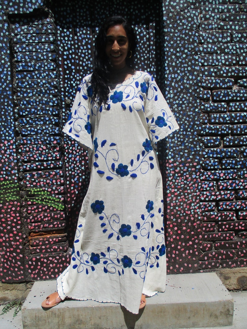 mexican kaftan dress