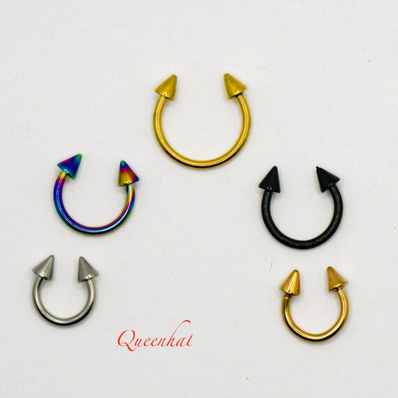 Septum outlet rings horseshoe