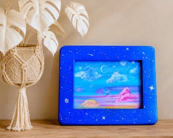 VERKOCHT Origineel schilderij 'Dreamscape at Dawn' uit de collectie van Dreamy Skyie