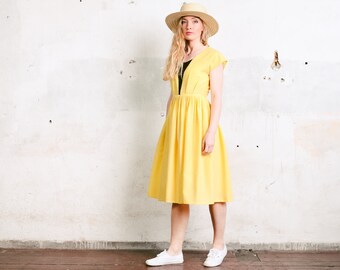 Etsy yellow dress clearance
