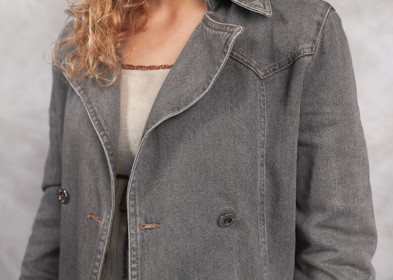 gray jean jacket
