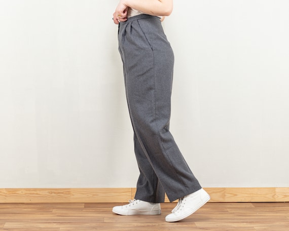 grey wool pants womens