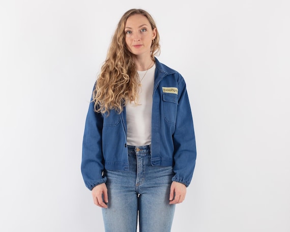 60s Work Chore Jacket, Size M Work Jacket, Vintage Workwear