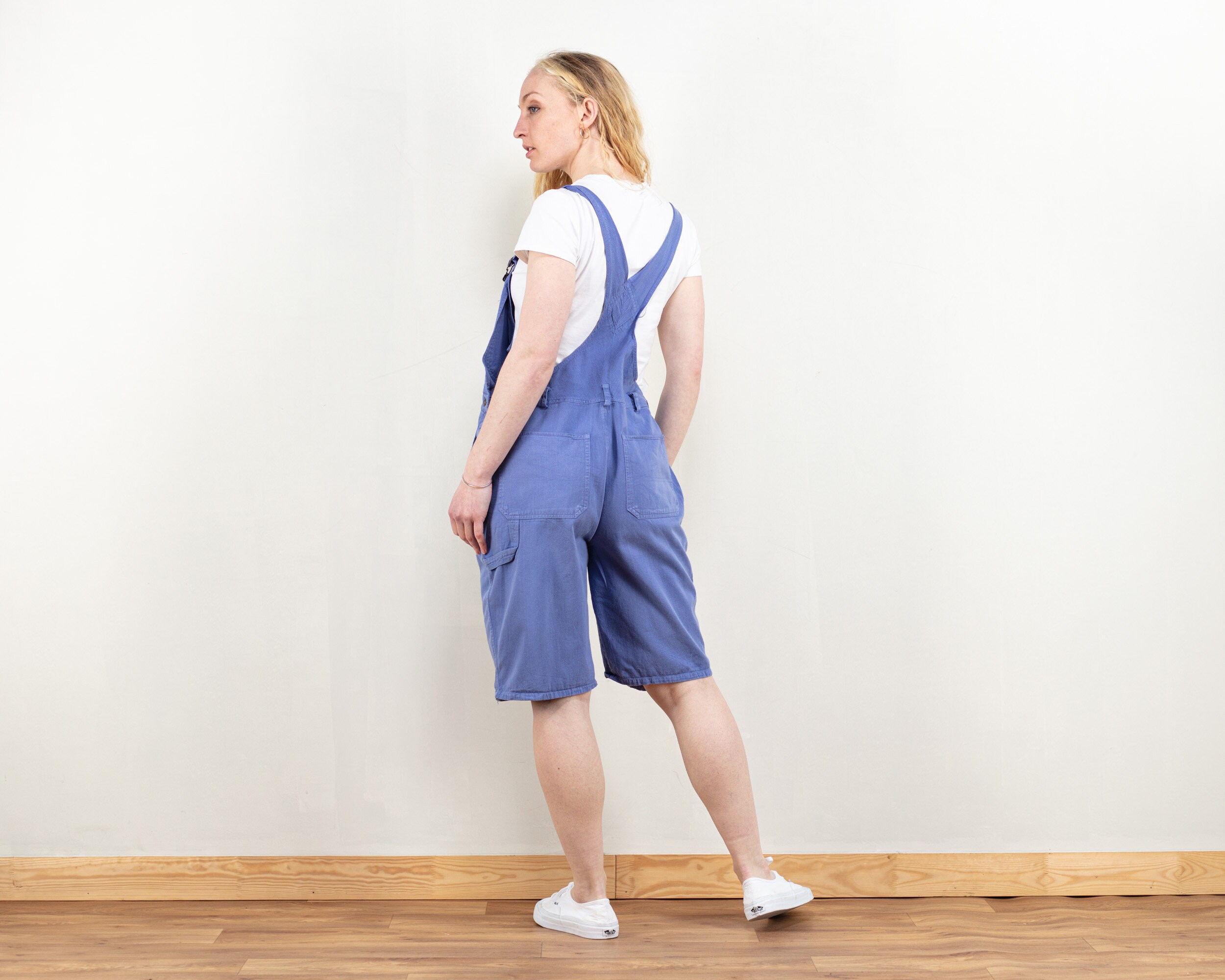 Purple Overalls Shorts Boiler Suit Women Shortalls Pastel Purple